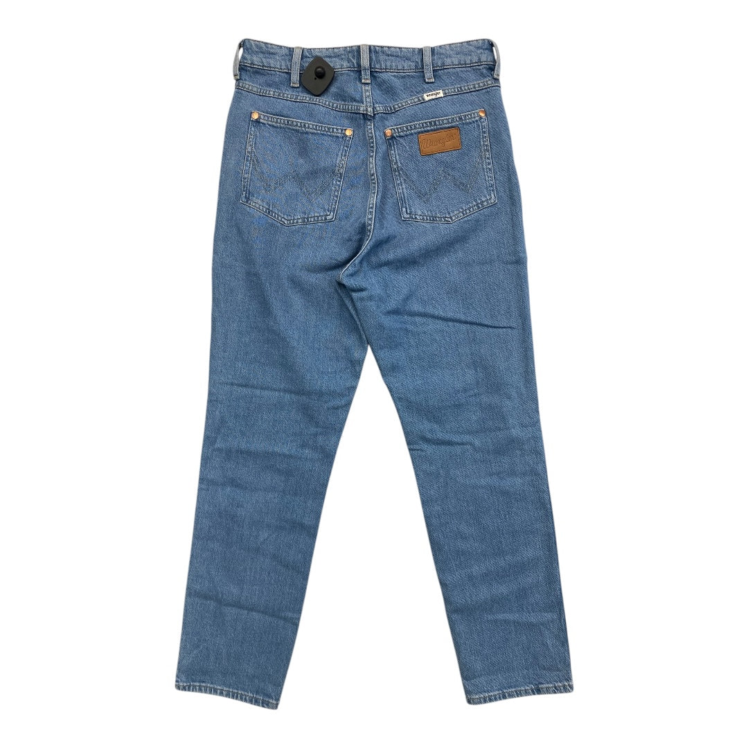 Jeans Straight By Wrangler In Blue Denim, Size:8