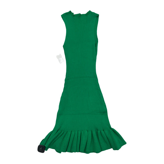 Dress Casual Midi By Clothes Mentor In Green, Size:S
