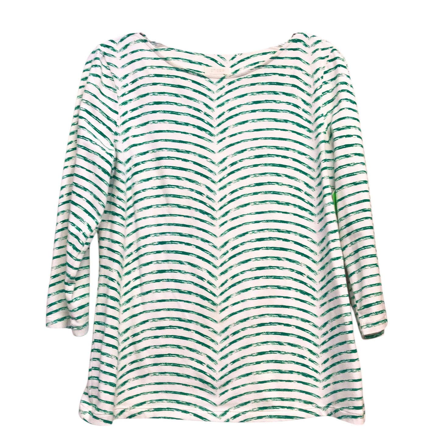 Top Ls By Chicos In Striped Pattern, Size:S