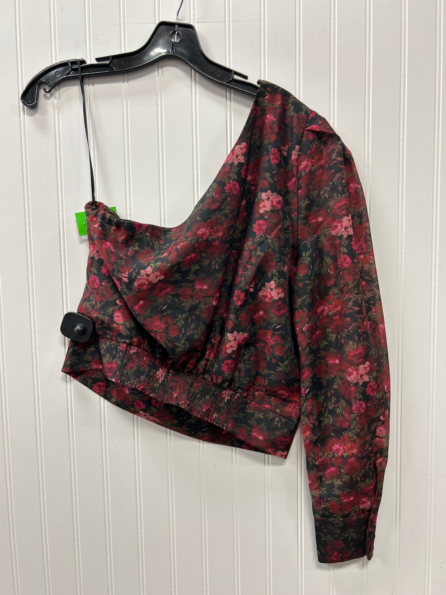 Blouse Ls By Good American In Red, Size:2
