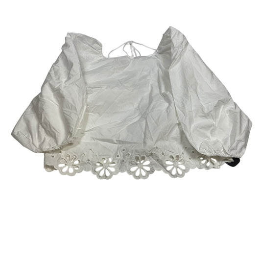 Top 3/4 Sleeve By H&M In White, Size:Xxl