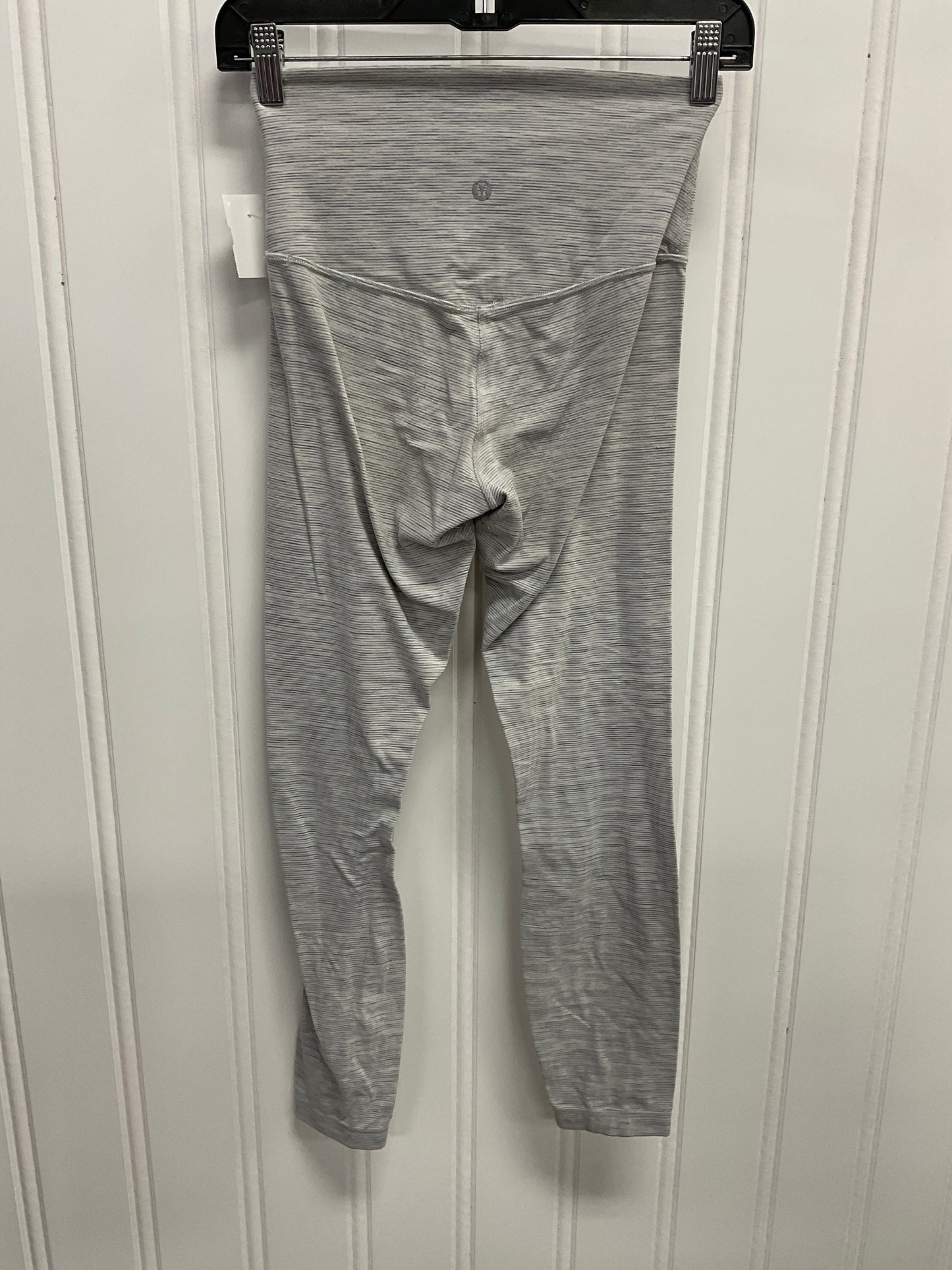 Athletic Leggings By Lululemon In Grey, Size:S
