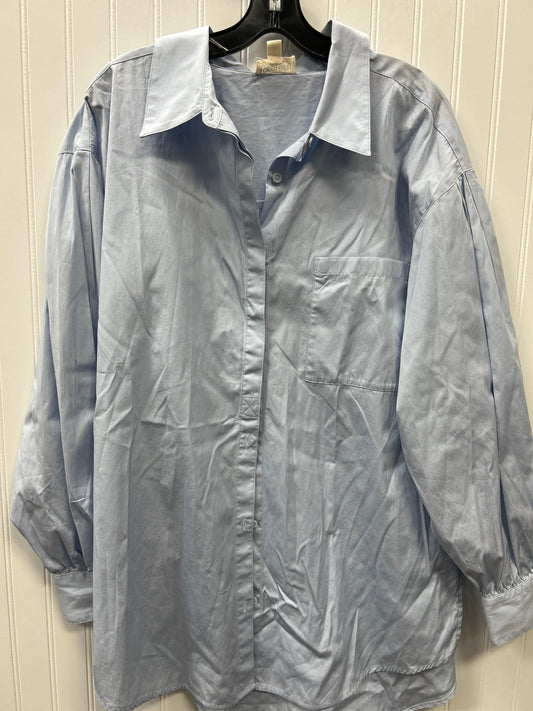 Tunic Ls By Open Edit In Blue, Size:Xl