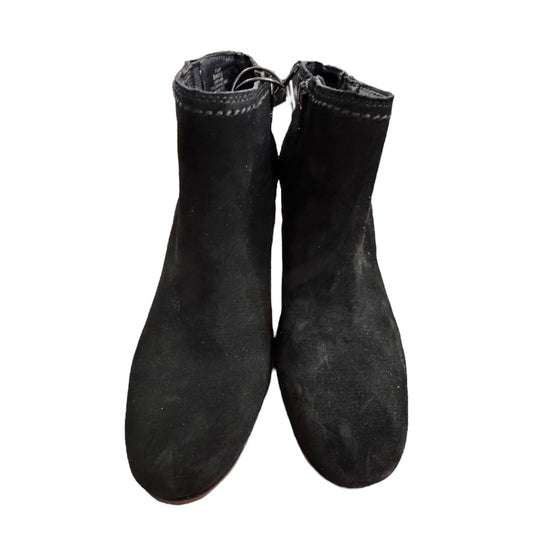 Boots Ankle Heels By Lucky Brand In Black, Size:8.5