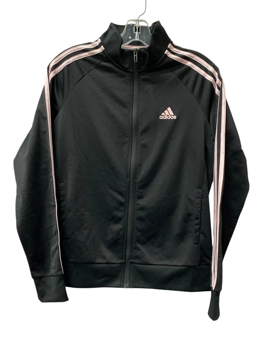 Athletic Jacket By Adidas In Black, Size:M