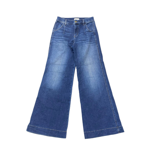 Jeans Wide Leg By Evereve In Blue, Size:4