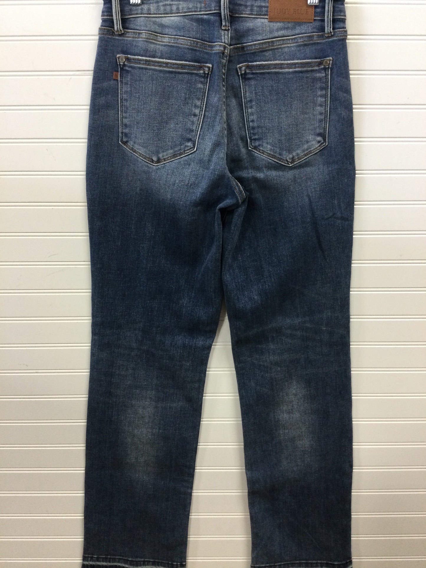 Jeans Straight By Judy Blue In Blue Denim, Size:4