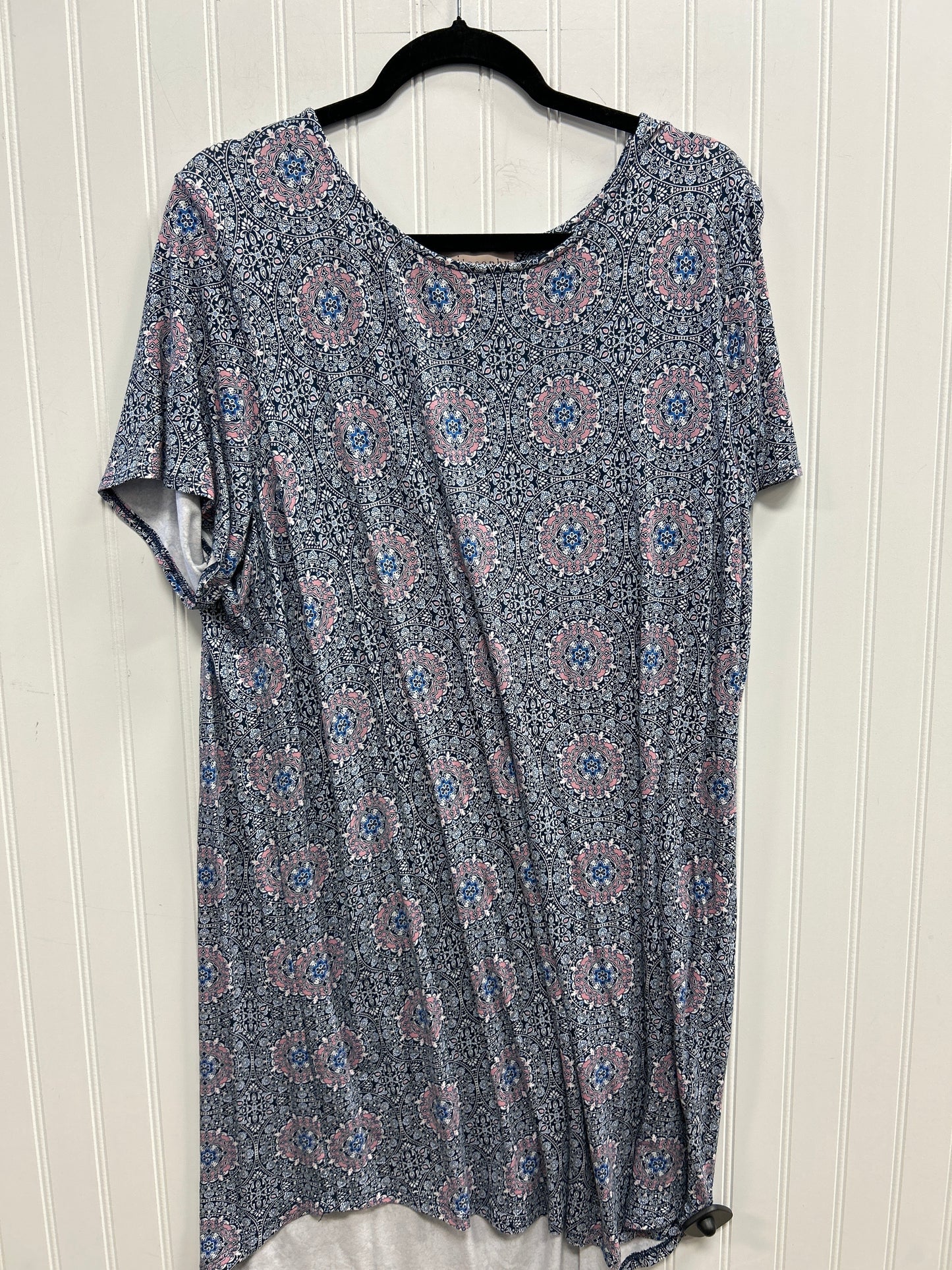 Dress Casual Midi By Philosophy In Multi, Size:2X