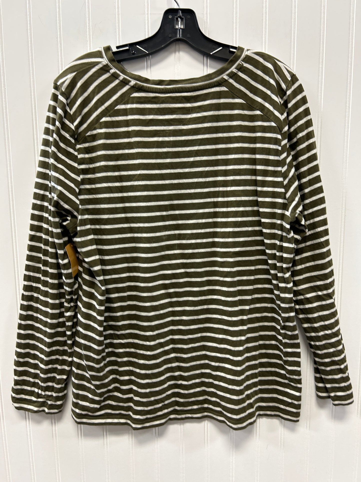 Top Ls By Talbots In Green & White, Size:Xl