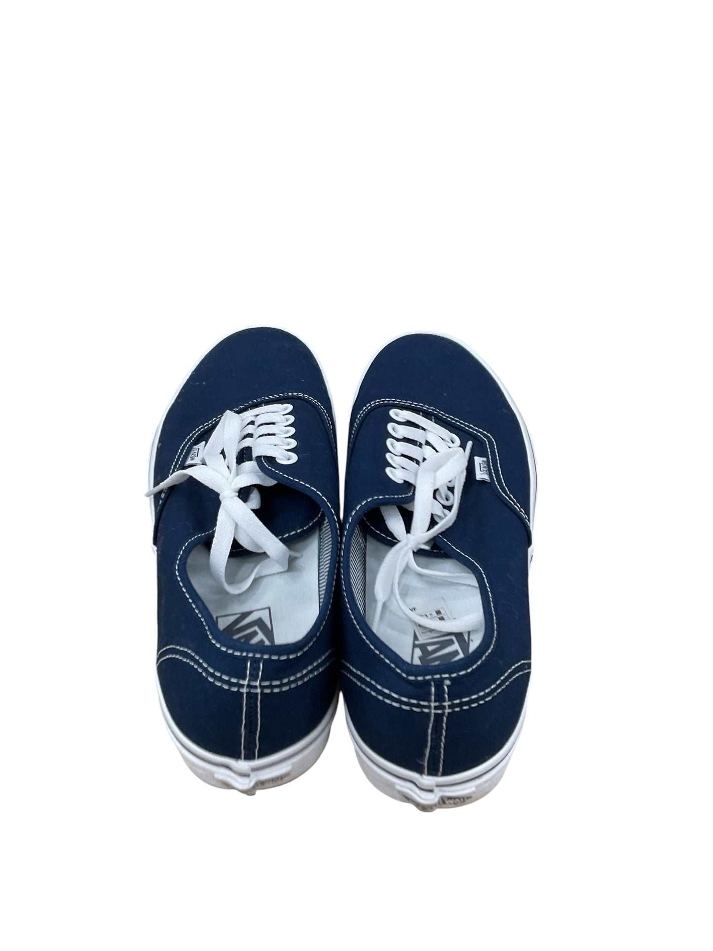Shoes Sneakers By Vans In Blue, Size:10