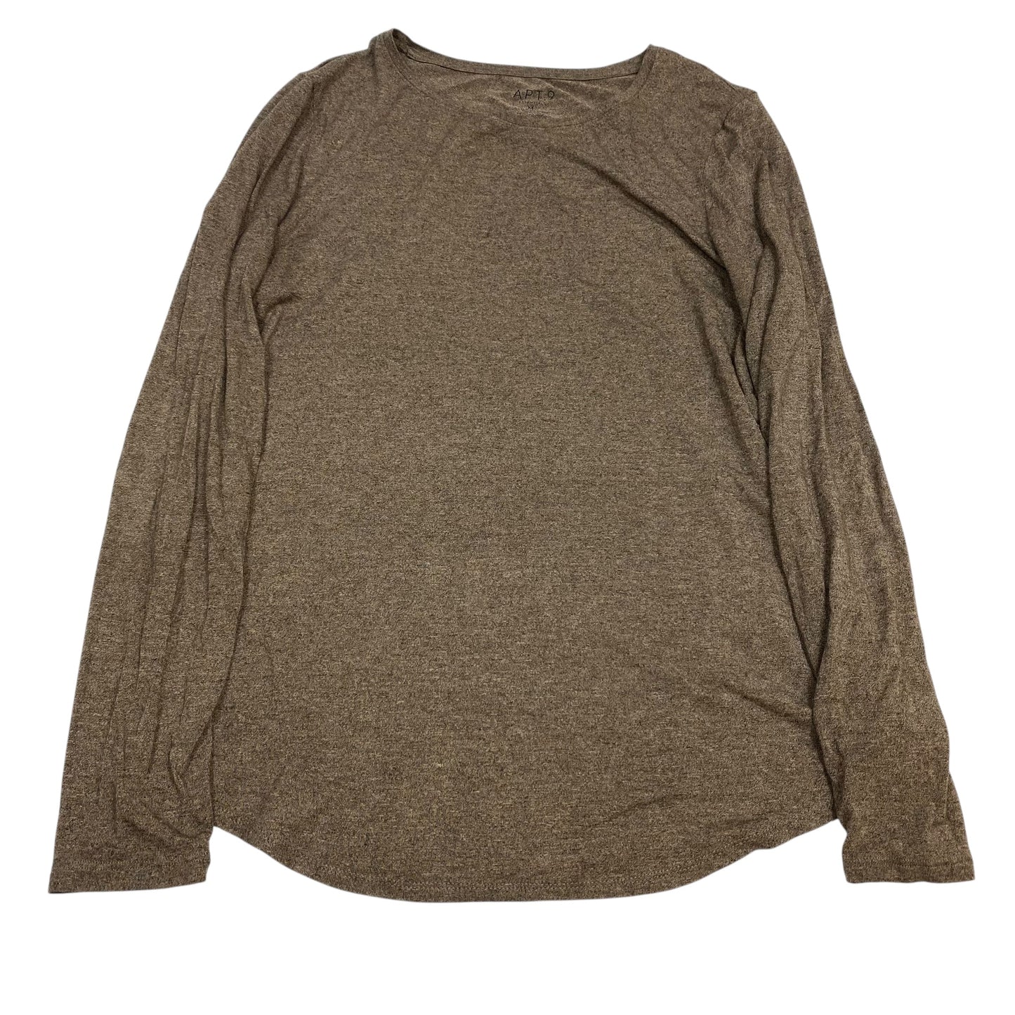Top Ls Basic By Apt 9 In Brown, Size:M