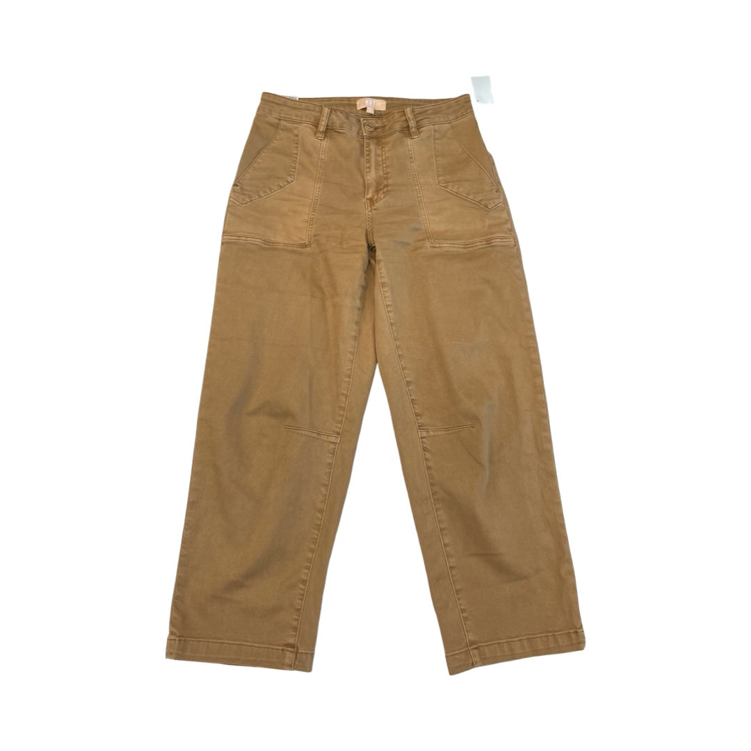 Pants Cropped By Kut In Brown, Size:4