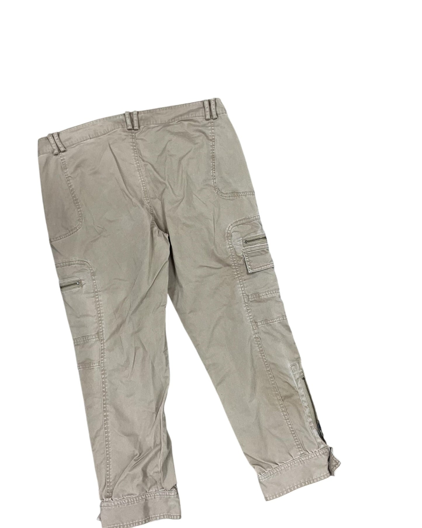Pants Cropped By Bebe In Tan, Size:8