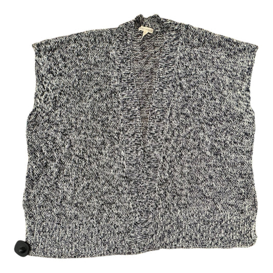 Sweater Cardigan Designer By Eileen Fisher In Black & White, Size:Xl