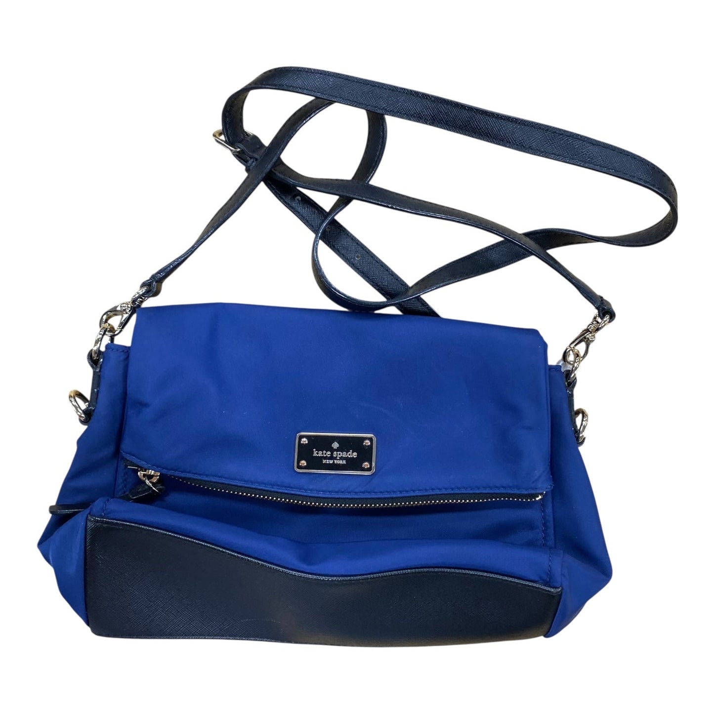 Handbag Designer By Kate Spade In Blue, Size:Small