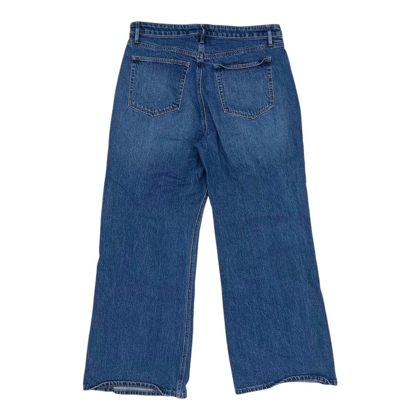 Jeans Wide Leg By Loft In Blue Denim, Size:12