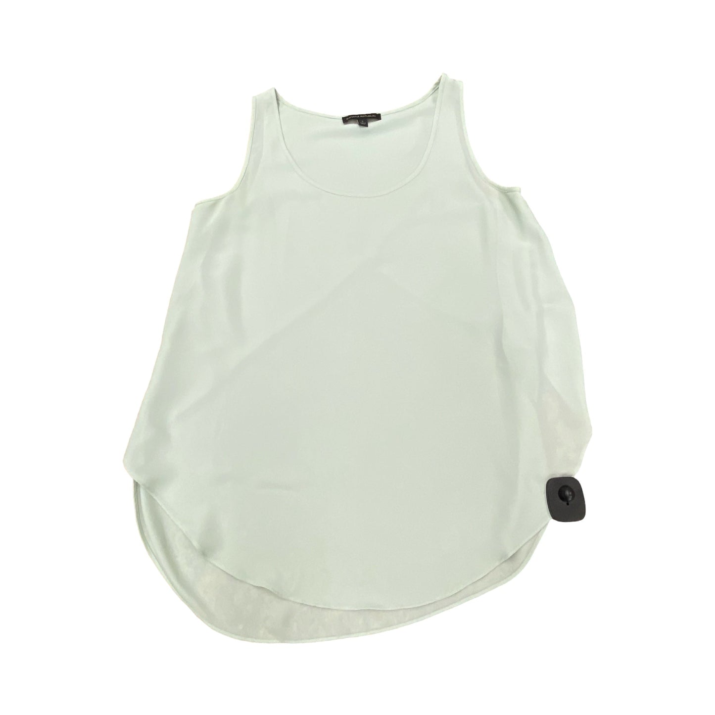 Top Sleeveless By Banana Republic In Green, Size:S
