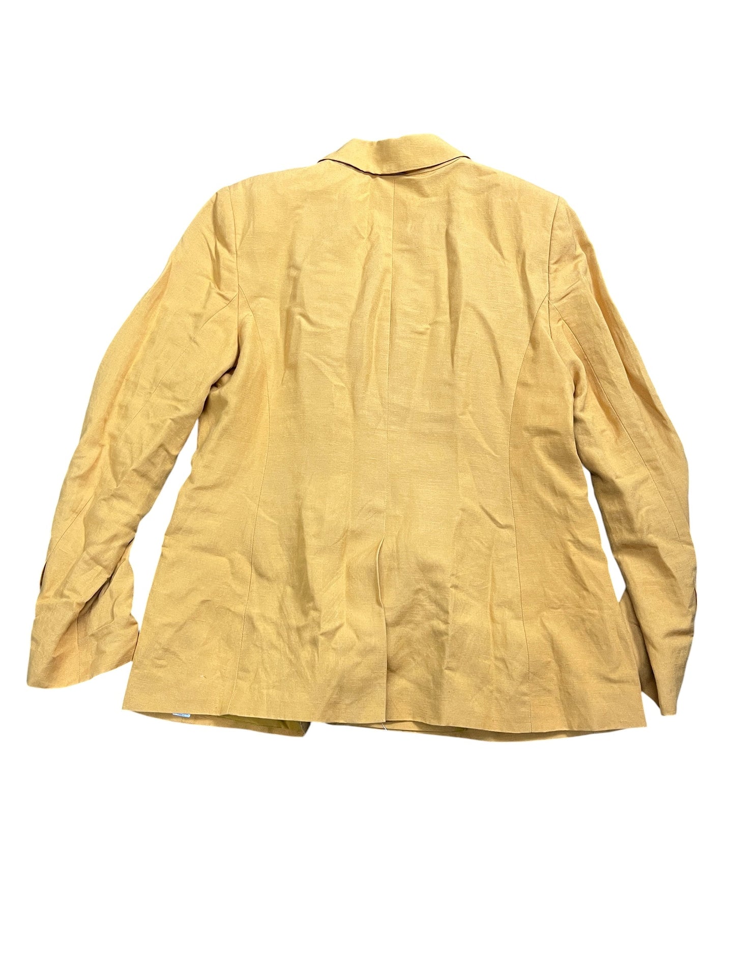 Blazer By Ann Taylor In Yellow, Size:M