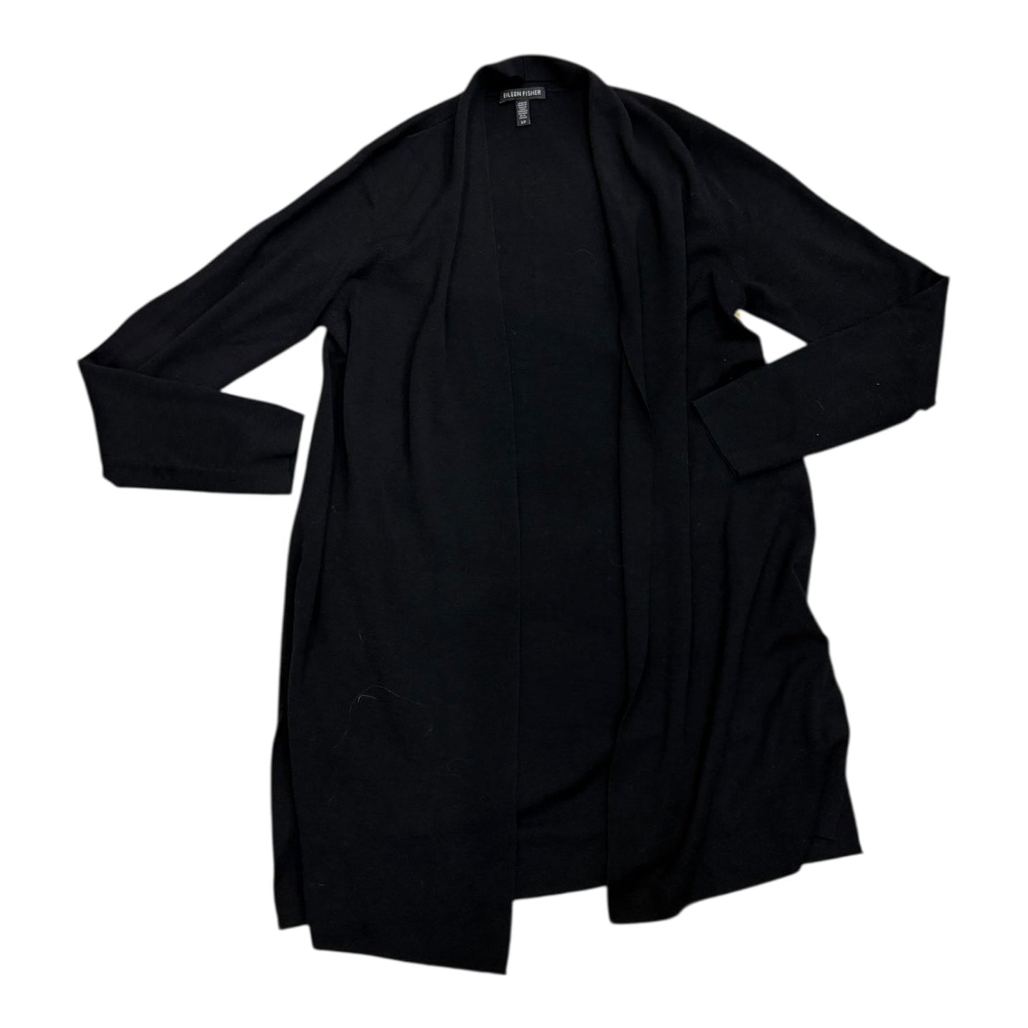 Sweater Cardigan By Eileen Fisher In Black, Size:S