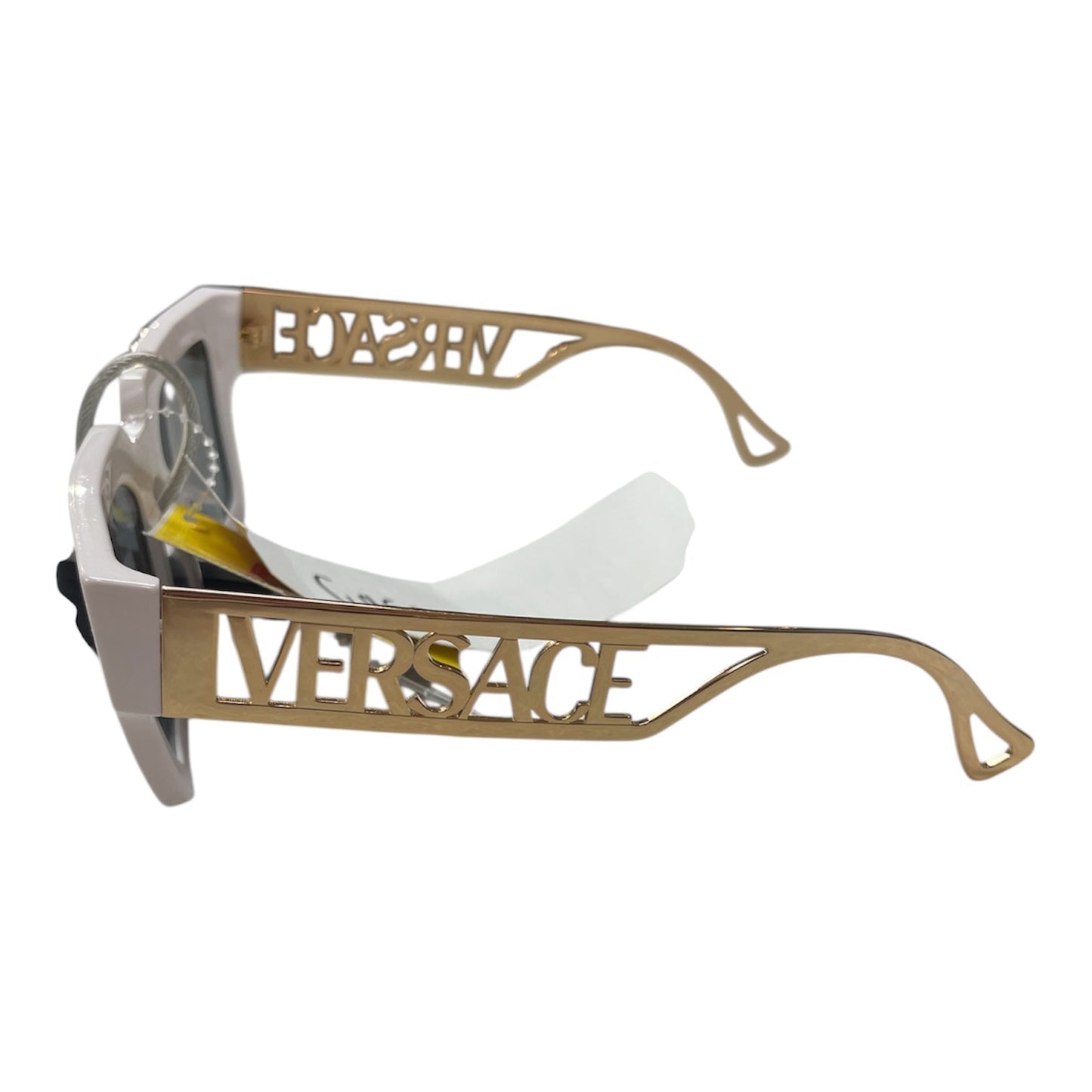 Sunglasses Luxury Designer By Versace In White
