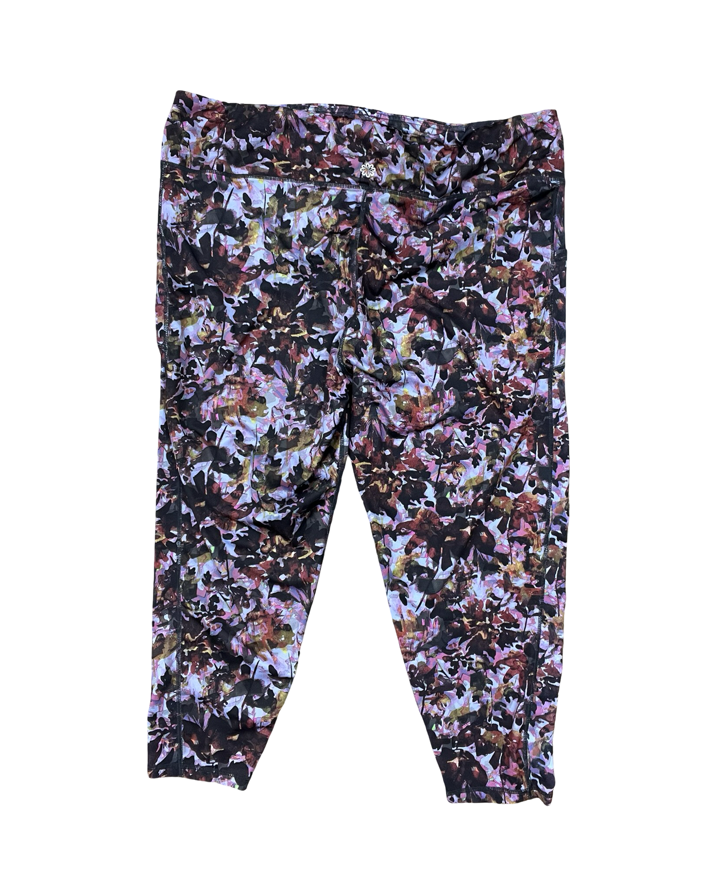 Athletic Leggings By Clothes Mentor In Black & Pink, Size:3X