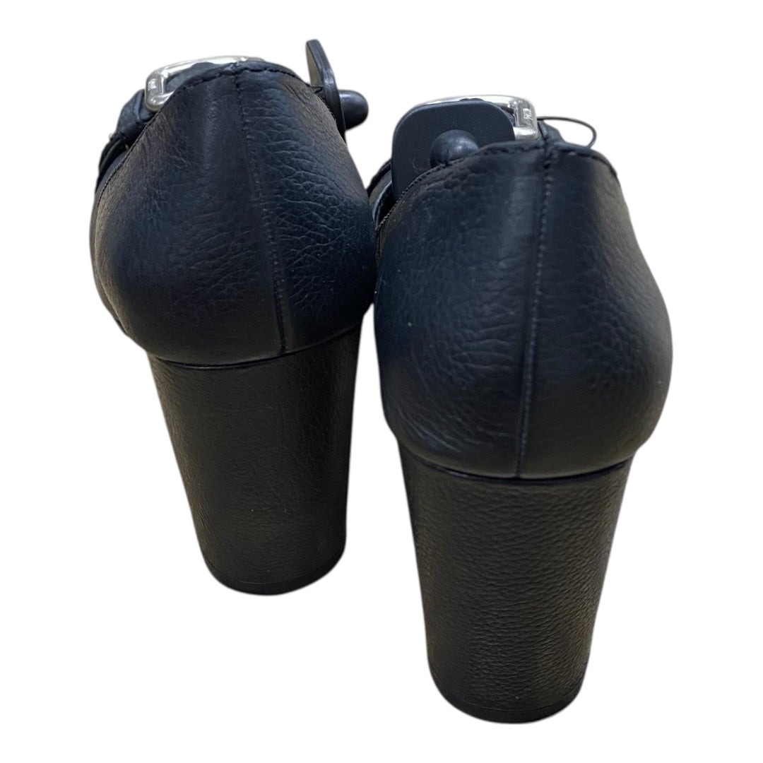 Shoes Heels Block By Fossil In Black, Size:8