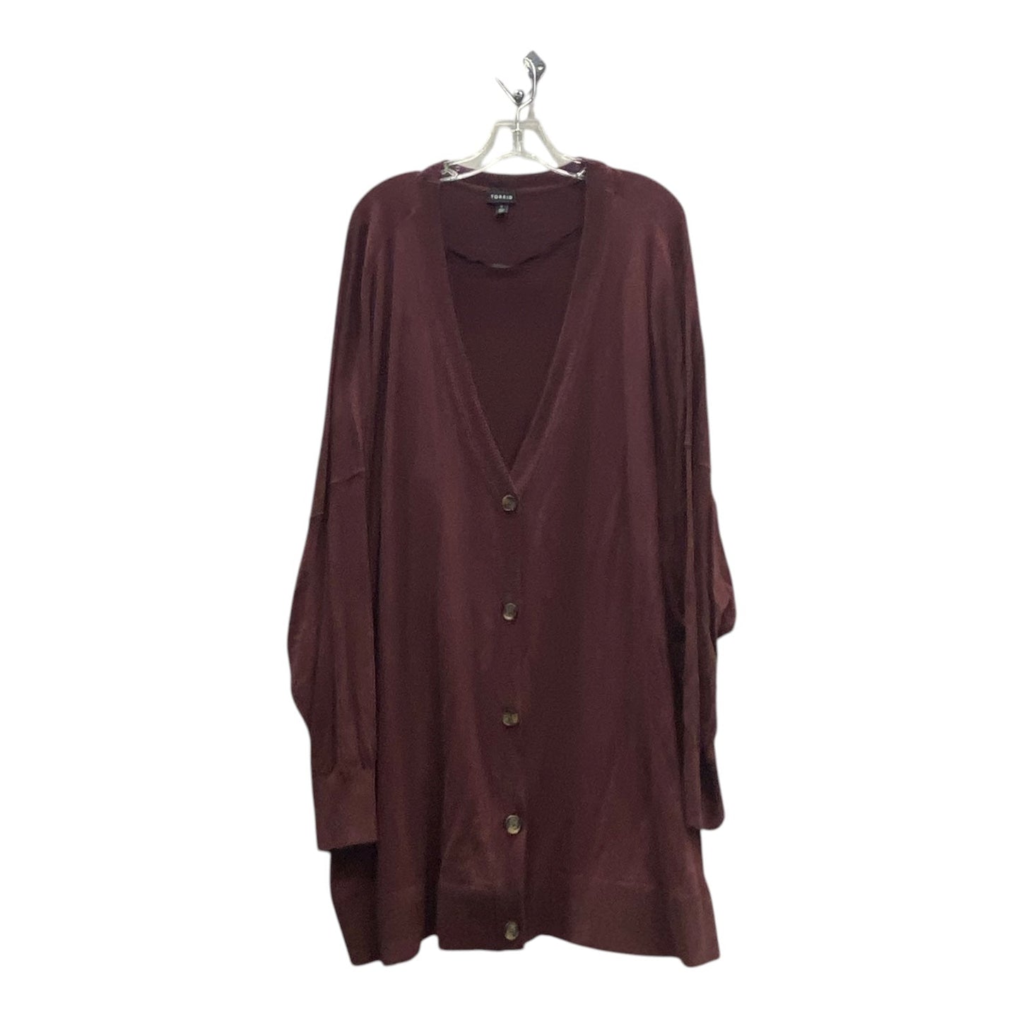 Cardigan By Torrid In Purple, Size:5