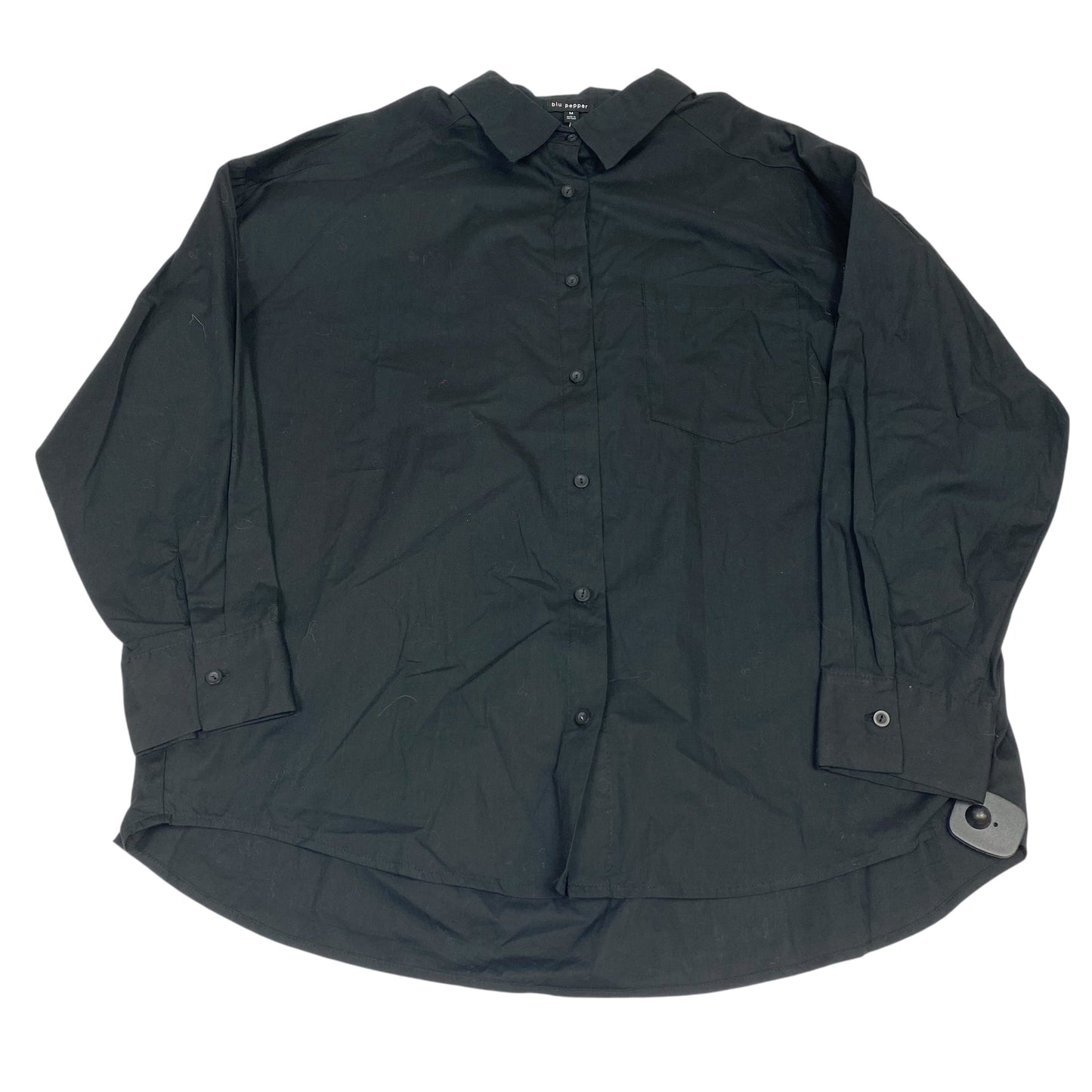 TOP LS by BLU PEPPER in BLACK, Size:M