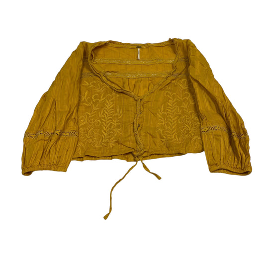 Top Ls By Free People In Yellow, Size:S