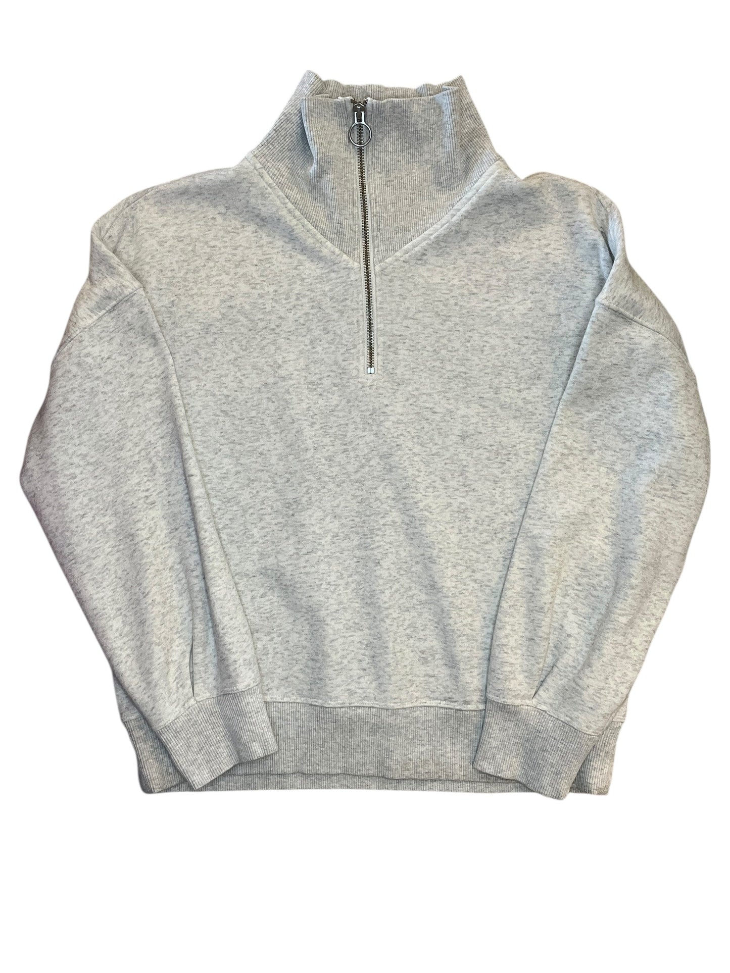 Athletic Sweatshirt Collar By Athleta In Grey, Size:S