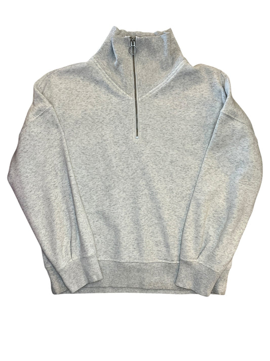 Athletic Sweatshirt Collar By Athleta In Grey, Size:S