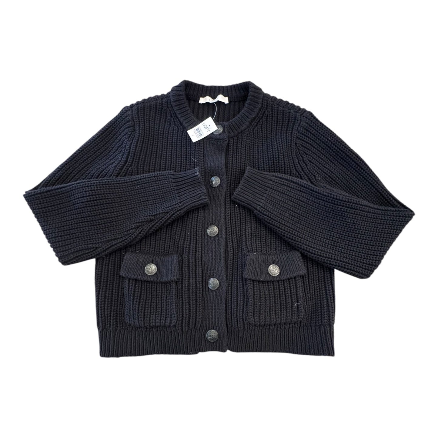 Sweater Blazer By Loft In Black, Size:S