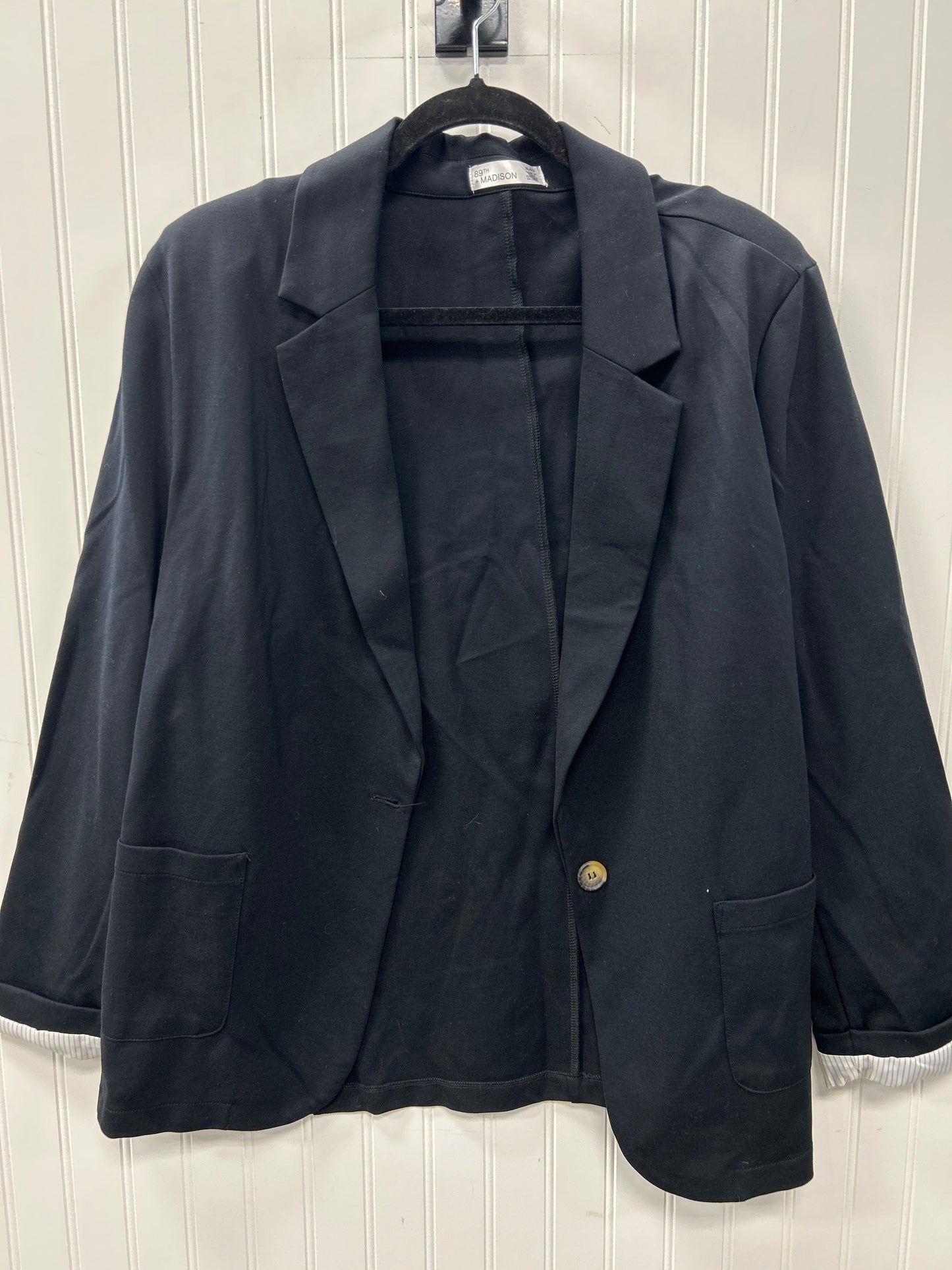 Blazer By 89Th And Madison In Black, Size:Xl
