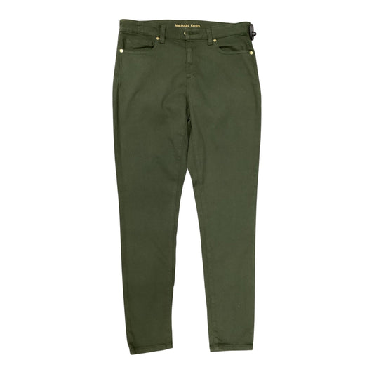 Jeans Skinny By Michael By Michael Kors In Green, Size:10