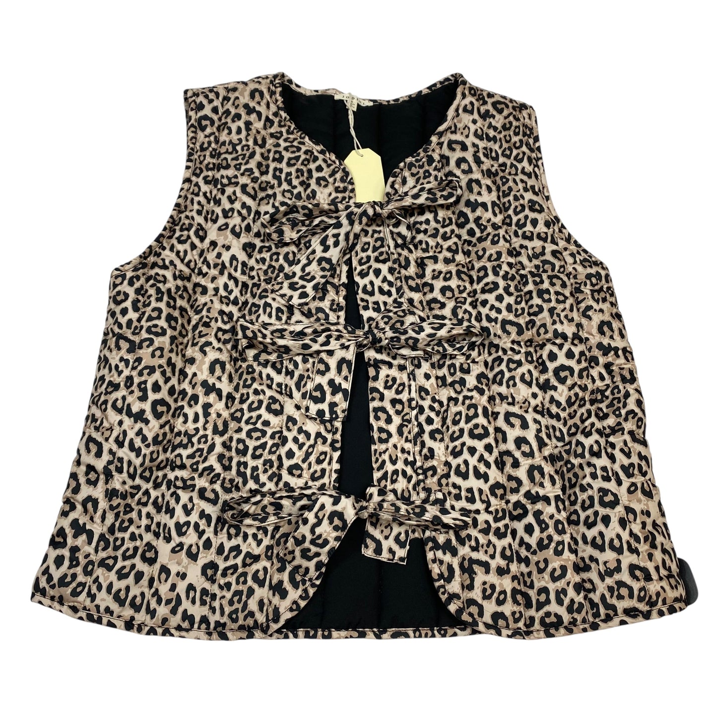 Vest Puffer & Quilted By Jodifl In Animal Print, Size:S