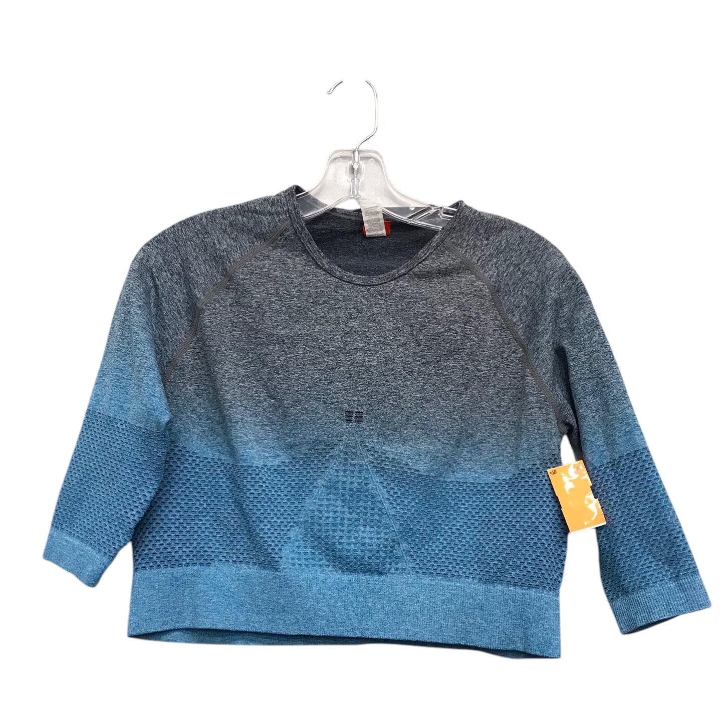 Athletic Top Ls Crewneck By Cme In Blue, Size:M