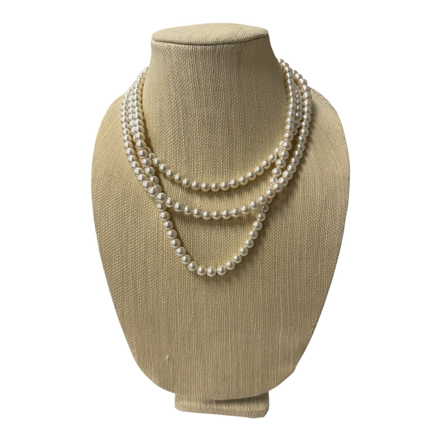 Necklace Layered By Cme In White