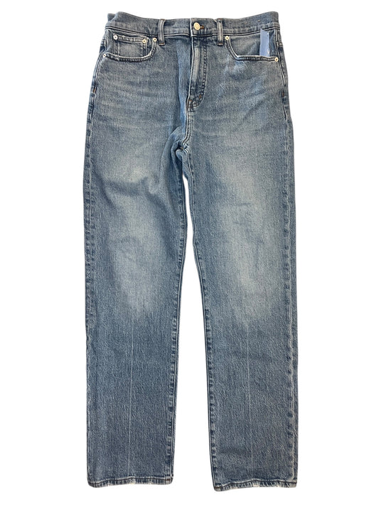 Jeans Straight By Madewell In Blue Denim, Size:10L