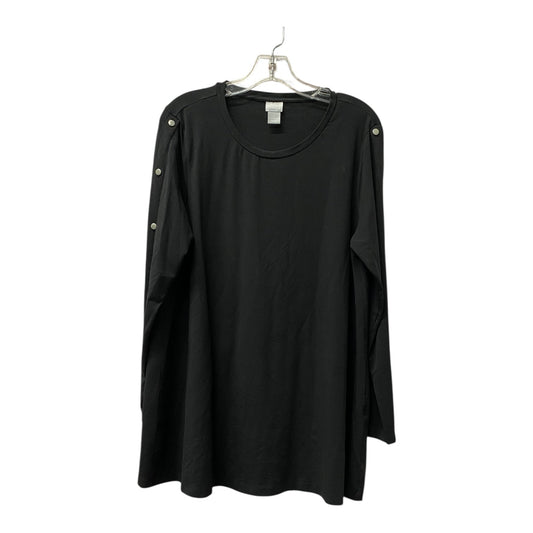 Top Ls By Chicos In Black, Size:L