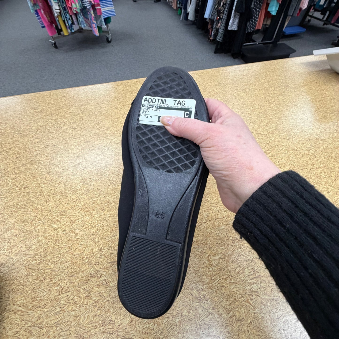 Shoes Flats By A New Day In Black, Size:7.5