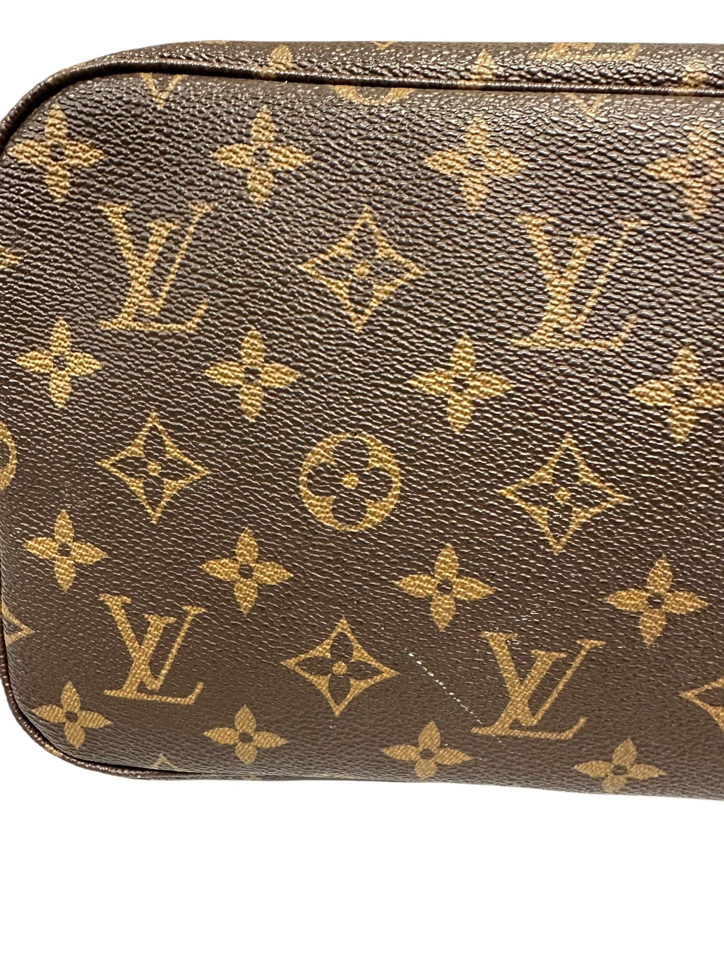 Tote Luxury Designer By Louis Vuitton In Brown & Tan, Size:Large