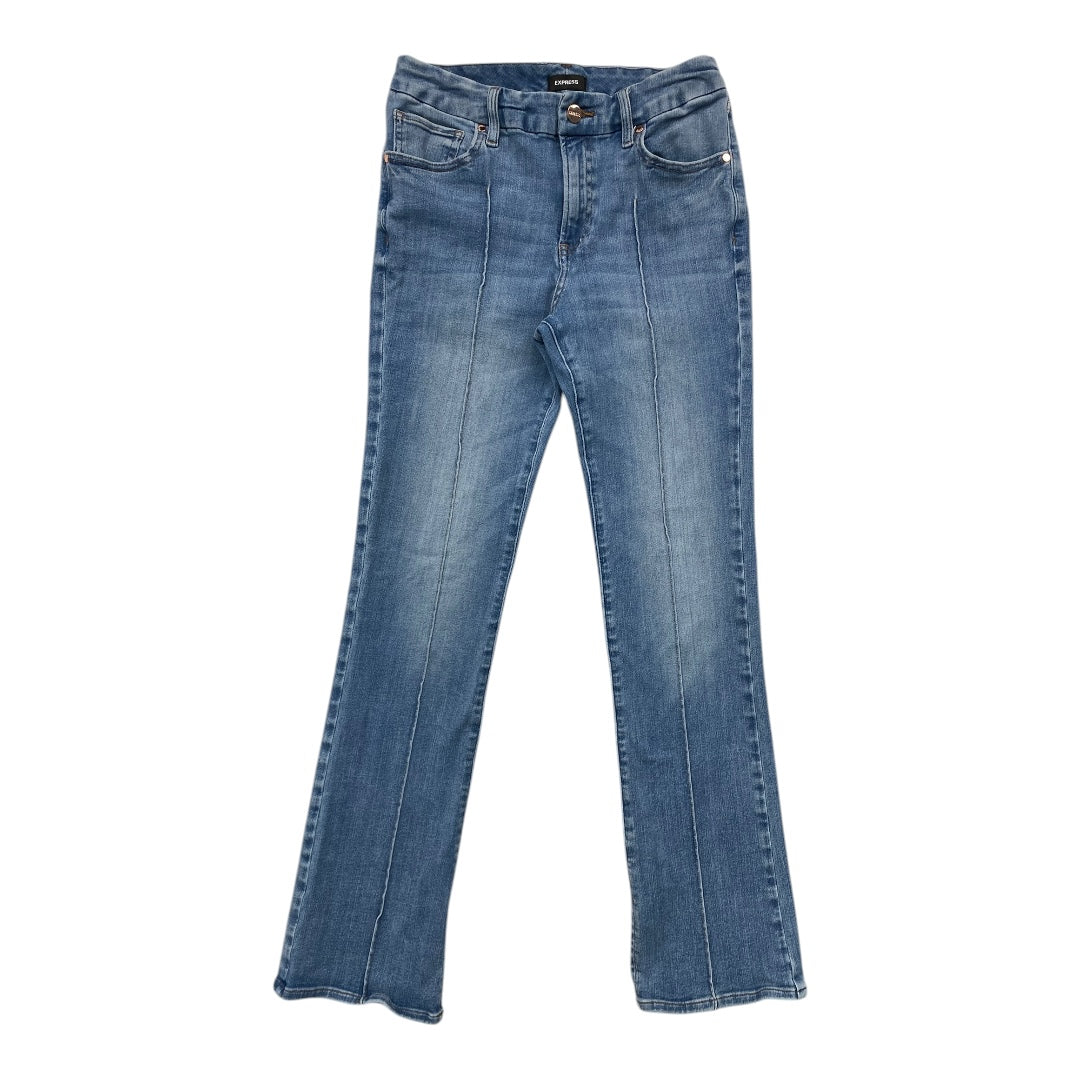 Jeans Straight By Express In Blue Denim, Size:M