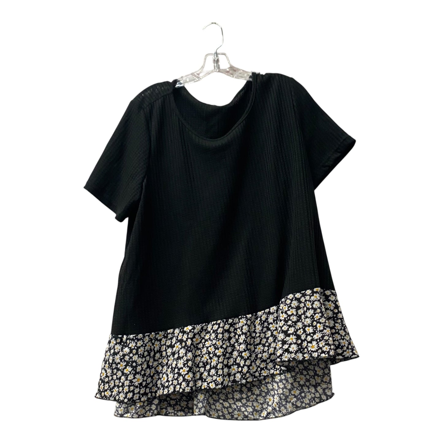 Top Ss By Shein In Black, Size:3X
