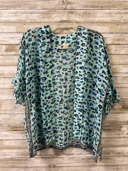 Cardigan By Clothes Mentor In Aqua, Size:S