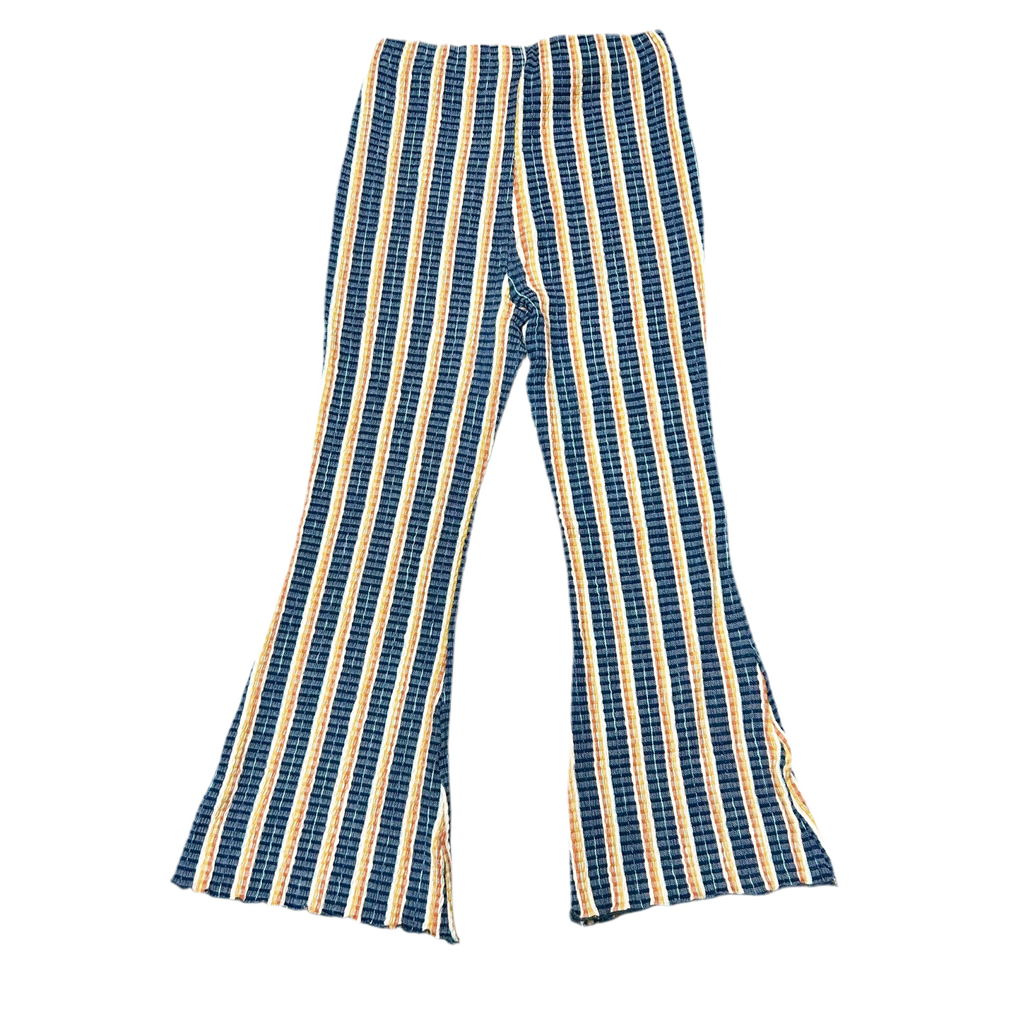 Pants Wide Leg By Free People In Blue & Orange, Size: M