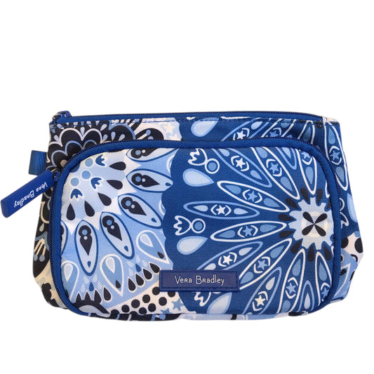 Makeup Bag By Vera Bradley In Blue, Size:Small