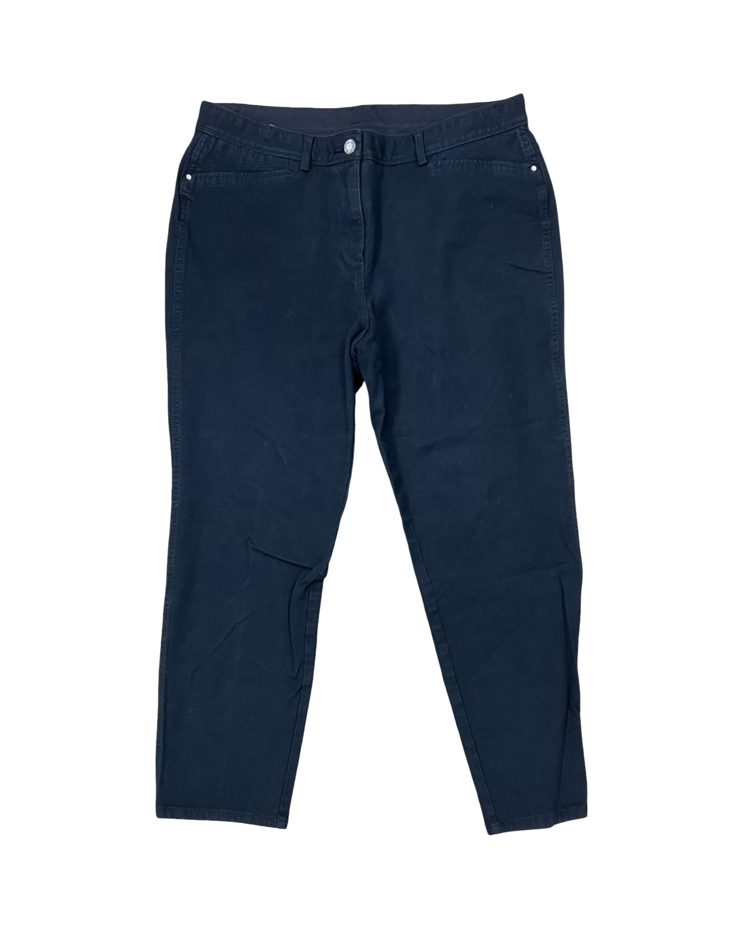 Jeans Cropped By Chicos In Black, Size:12