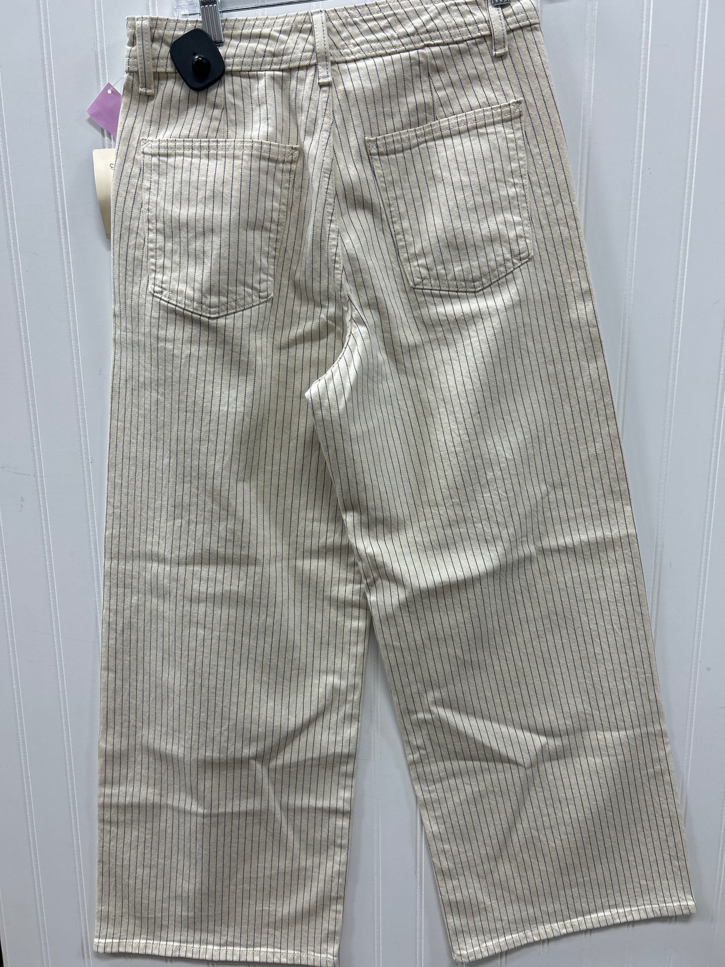 Jeans Wide Leg By Universal Thread In Cream, Size:8