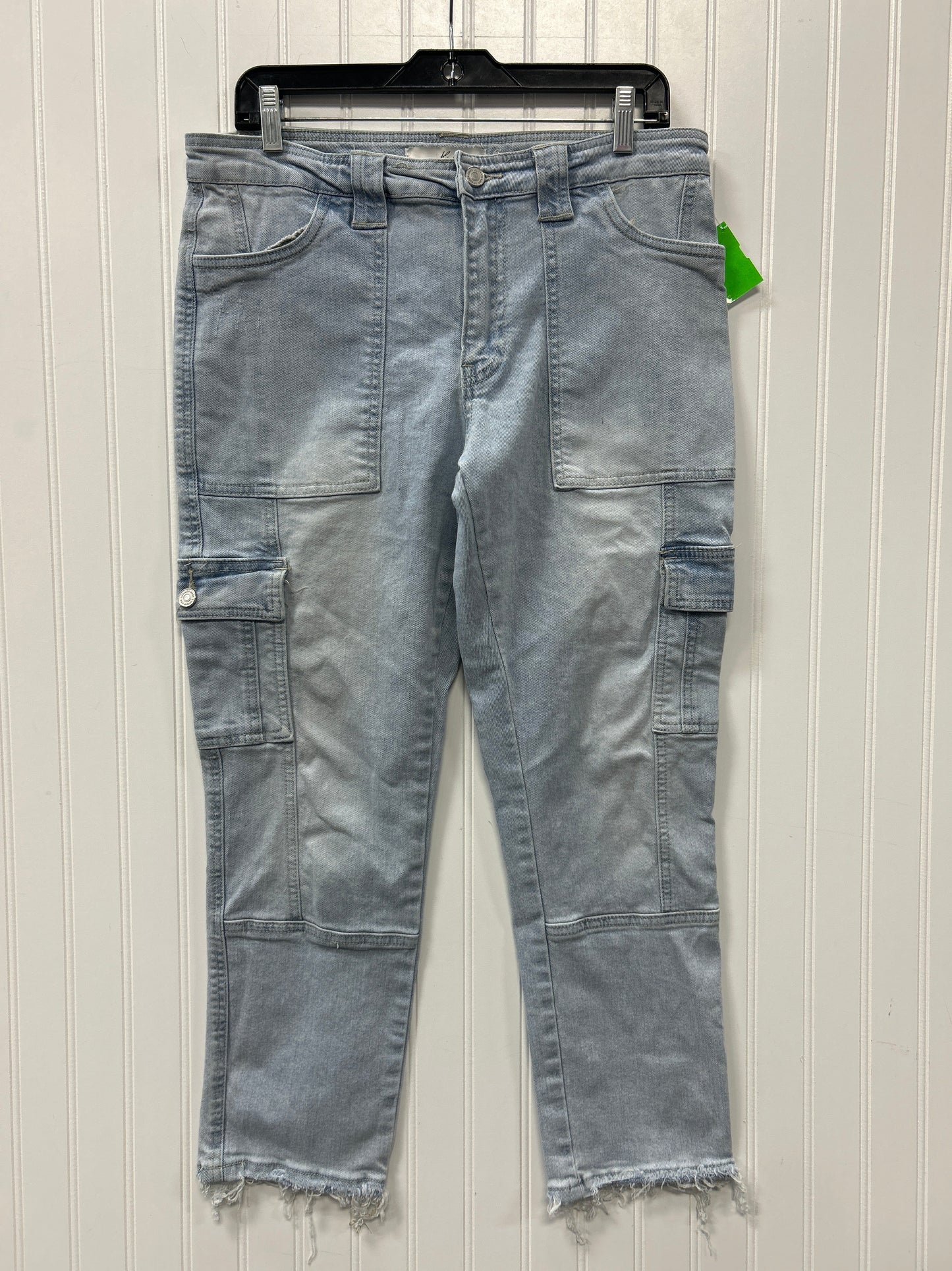 Jeans Straight By Kancan In Blue Denim, Size:6