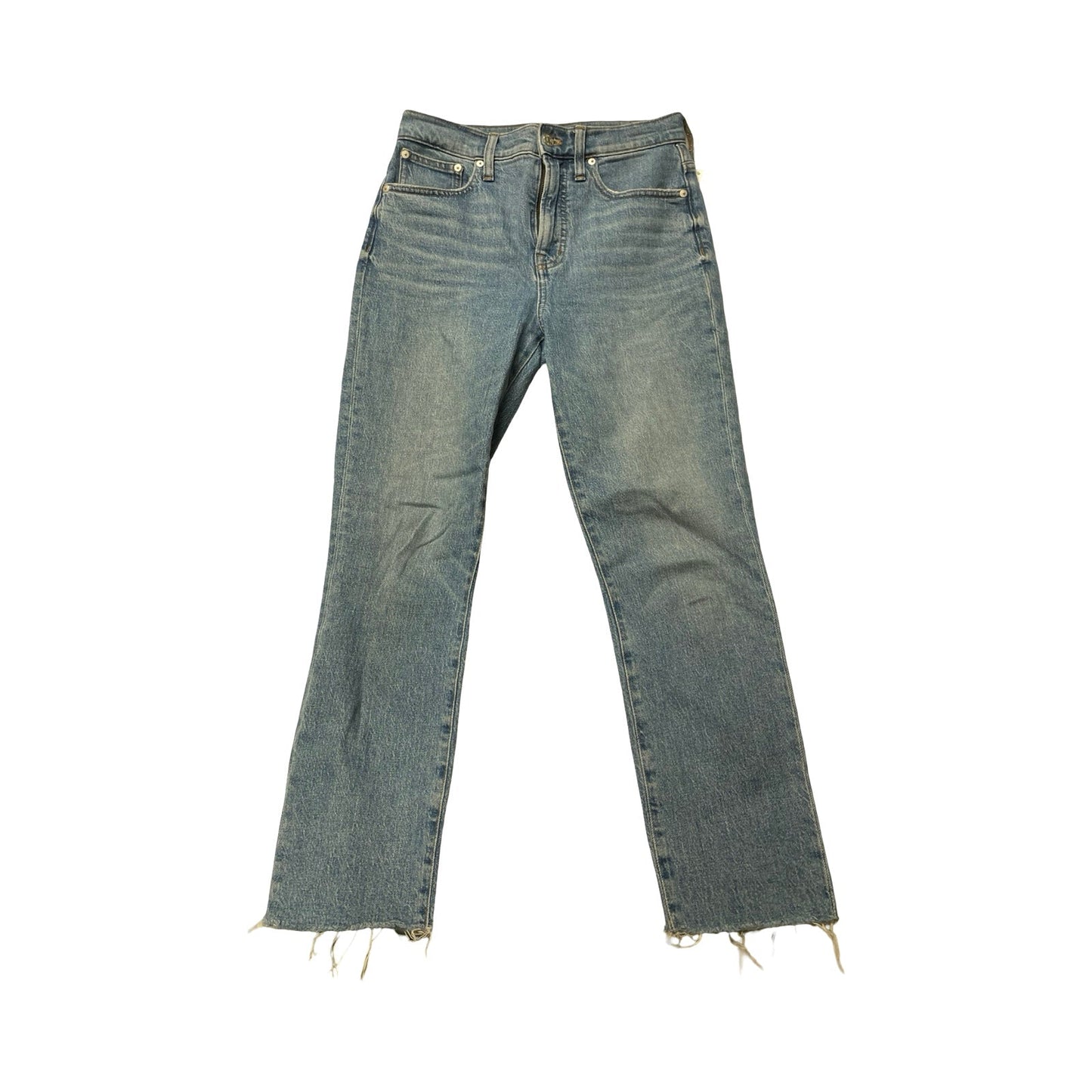 Jeans Straight By Madewell In Blue Denim, Size:2